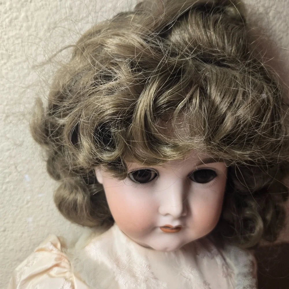 Antique Bisque CM Bergmann Doll Big Life Size 30